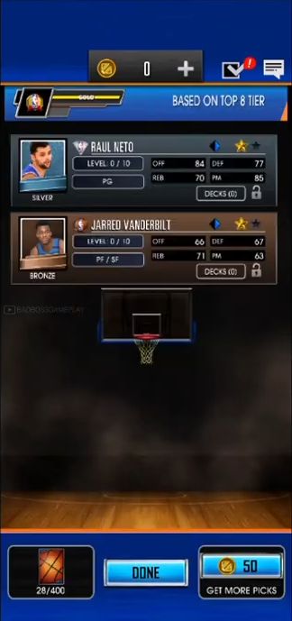 NBA SuperCard - Basketball & Card Battle Game captura de tela 1