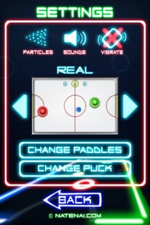 Glow hockey 2 captura de pantalla 1