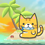 Kitty cat island: 2048 puzzle icon