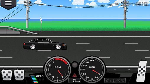 Pixel car racer screenshot 1