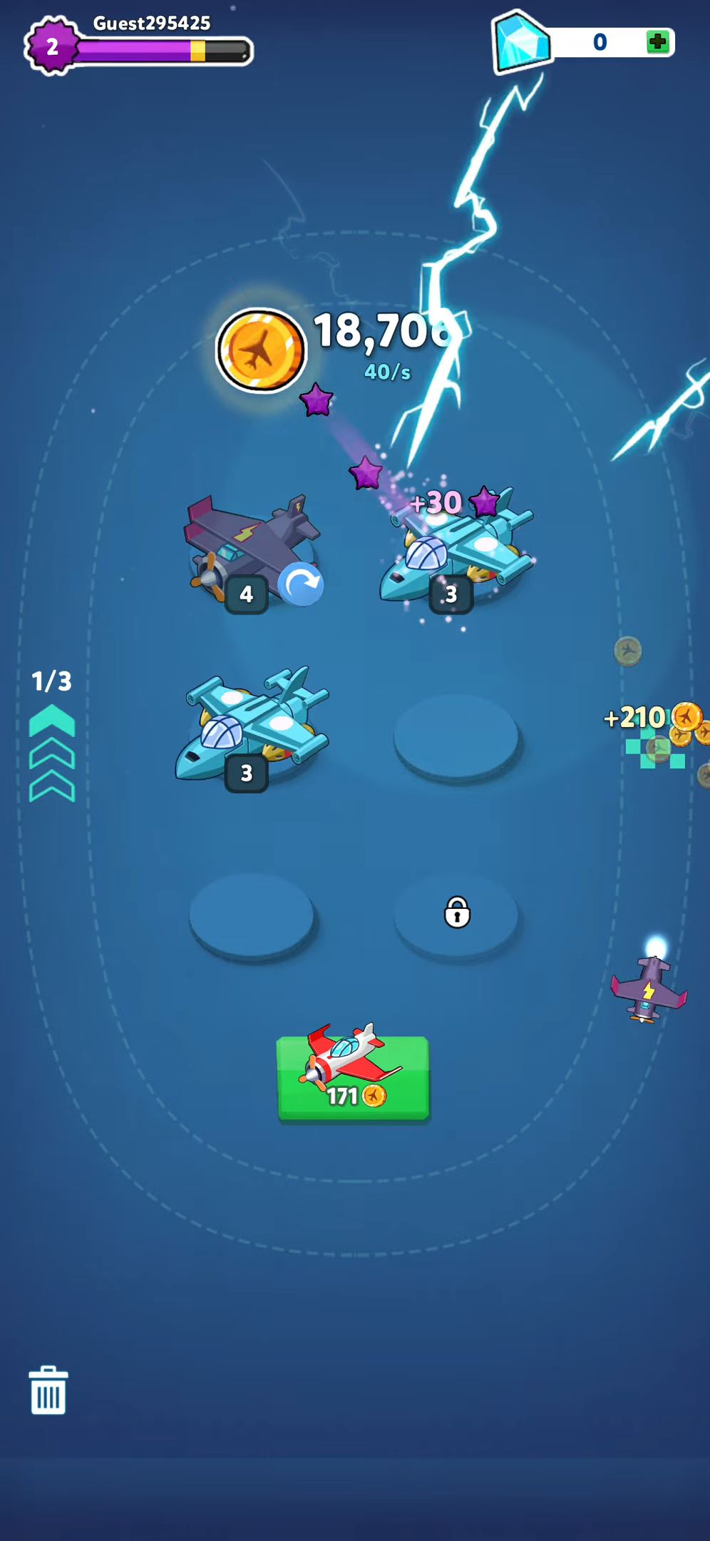 Merge Airplane 2: Plane & Clicker Tycoon for Android