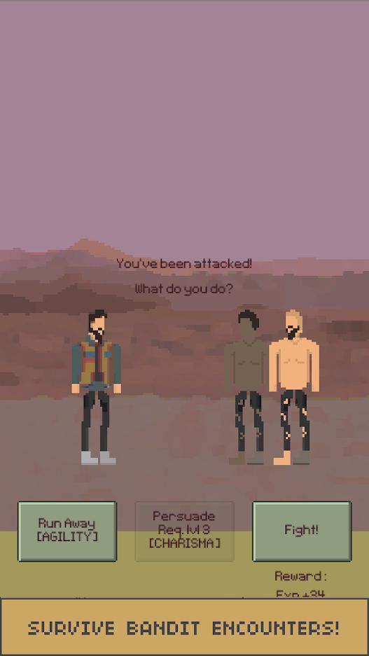 The Wanderer : A Post-Apocalyptic Survival for Android