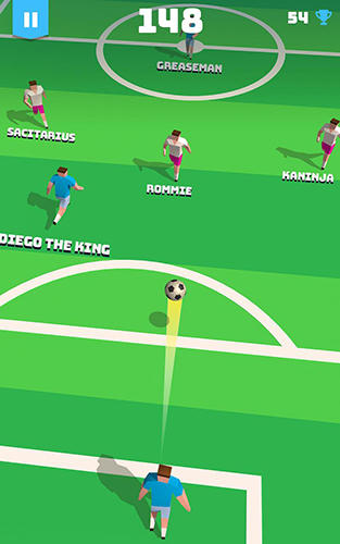 Soccer hero: Endless football run for Android