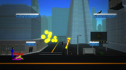 Stick man fight: Battle online. 3D game captura de tela 1