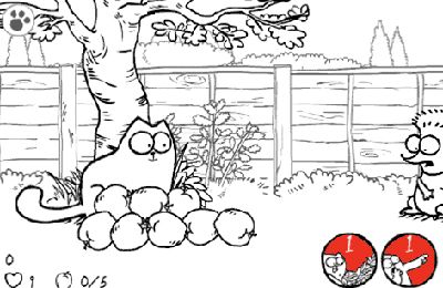 Simon's Cat in 'Cat Chat for iPhone for free