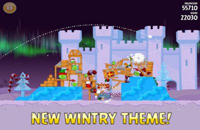 Arcade: download Angry Birds Seasons: Winter Wonderham for your phone