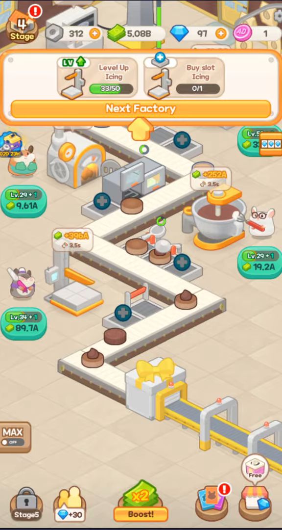 Tycoon Hamster Game - idle cheesecake for Android