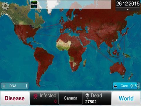 日本語のPlague inc 