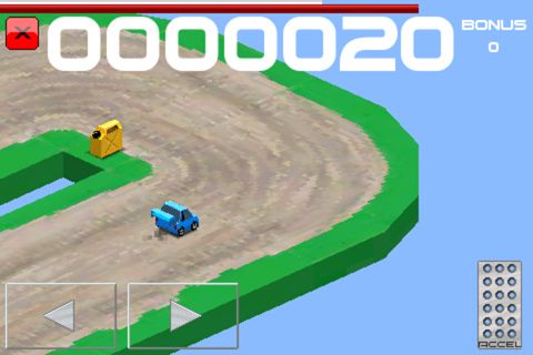 Cubed rally racer for iPhone