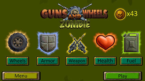Guns and wheels zombie captura de pantalla 1