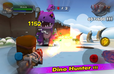 de ação: faça download do Chamada de Mini: A Caça aos Dinossauros para o seu telefone