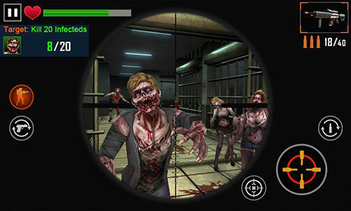 Zombie shooter 3D by Doodle mobile ltd. скриншот 1
