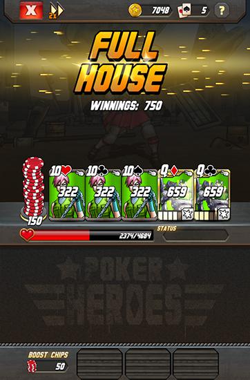 Poker heroes скріншот 1