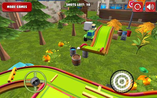 Mini golf: Cartoon farm captura de pantalla 1