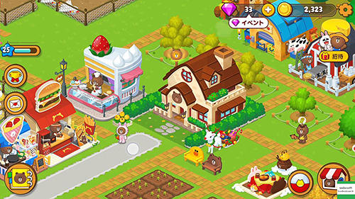 Line: Brown farm for Android