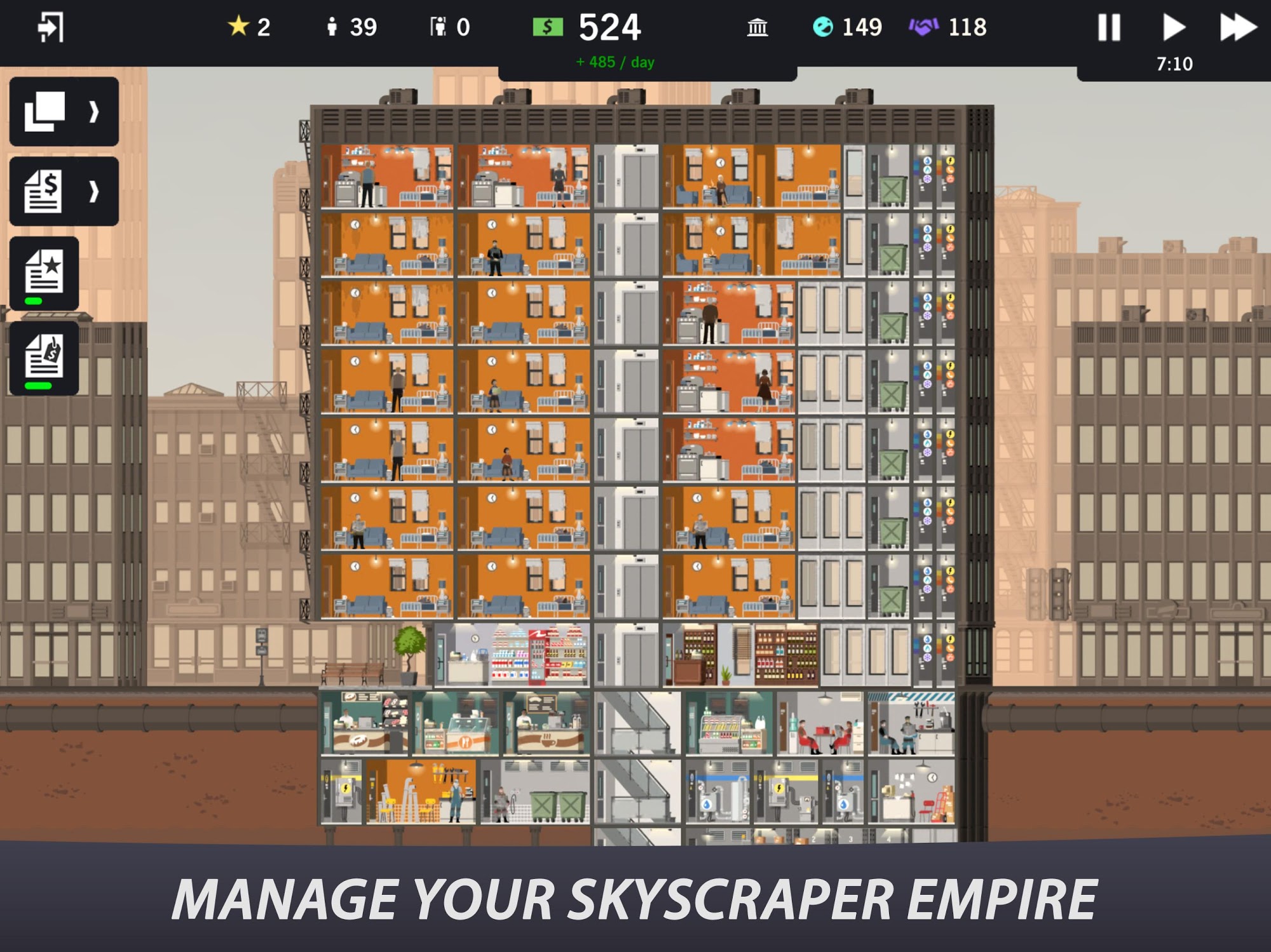 Project Highrise for Android
