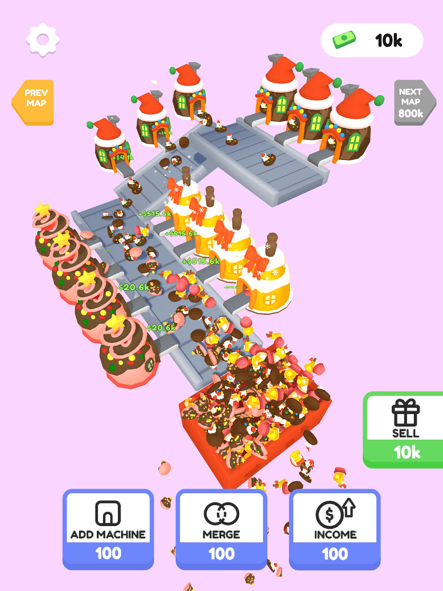 Dessert Factory Idle captura de pantalla 1
