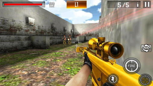 Shoot war: Professional striker für Android