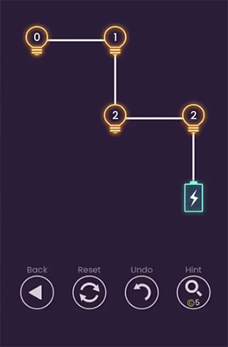 Light on: Line connect puzzle für Android