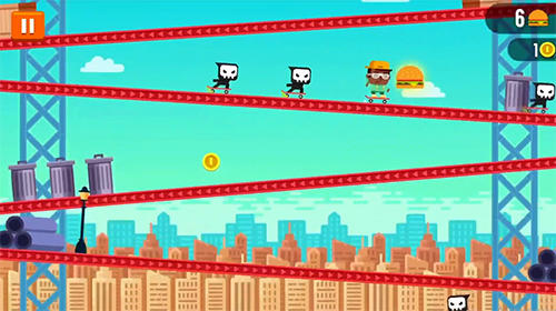 Tap skaters: Downhill skateboard racing screenshot 1