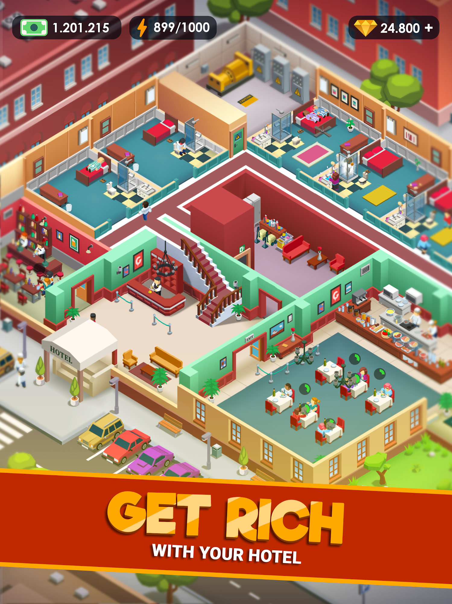 Hotel Empire Tycoon - Idle Game Manager Simulator 