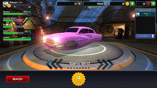 Rocket carz racing: Never stop для Android