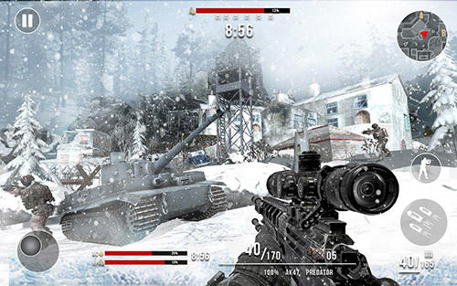 Call of sniper battle royale: WW2 shooting game captura de tela 1