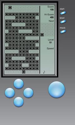 Brick Game - Retro Type Tetris captura de tela 1