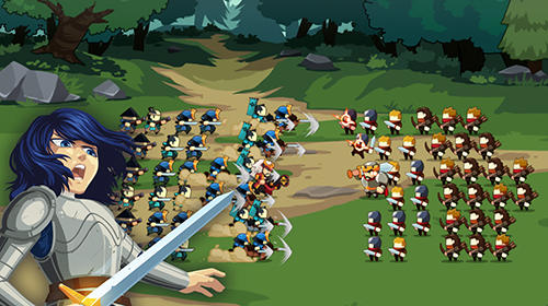 Knights and glory: Tactical battle simulator captura de tela 1