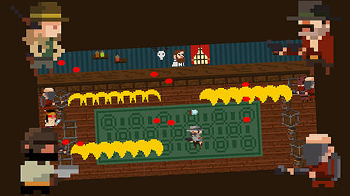 Tiny Wild West: Endless 8-bit pixel bullet hell für Android