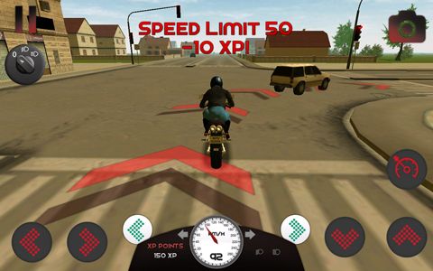 Motorcycle driving 3D Picture 1
