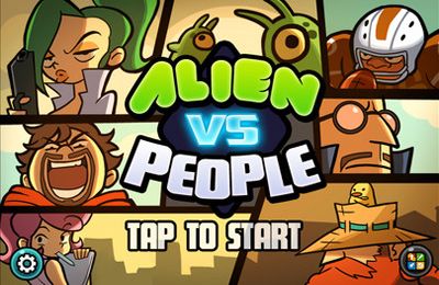 ロゴALIEN VS PEOPLE