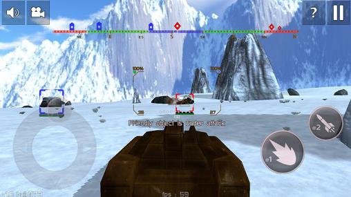 Tank combat: Future battles скриншот 1
