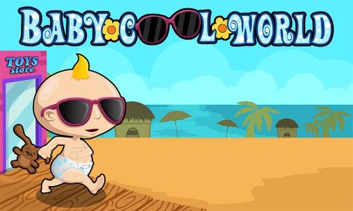 Baby cool world icon