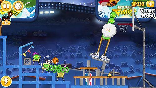 Angry birds: NBA the finals for iPhone
