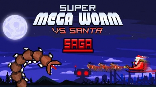logo Super mega worm vs. Santa: saga