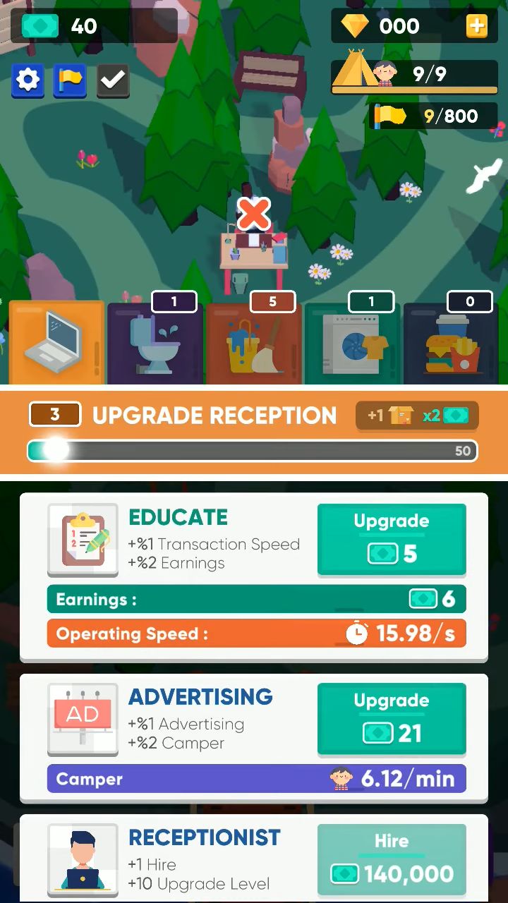 Camping Empire Tycoon : Idle for Android