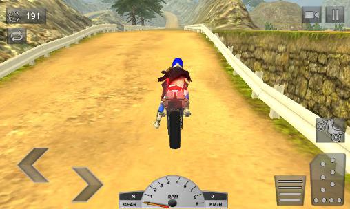 Crazy offroad hill biker 3D captura de tela 1