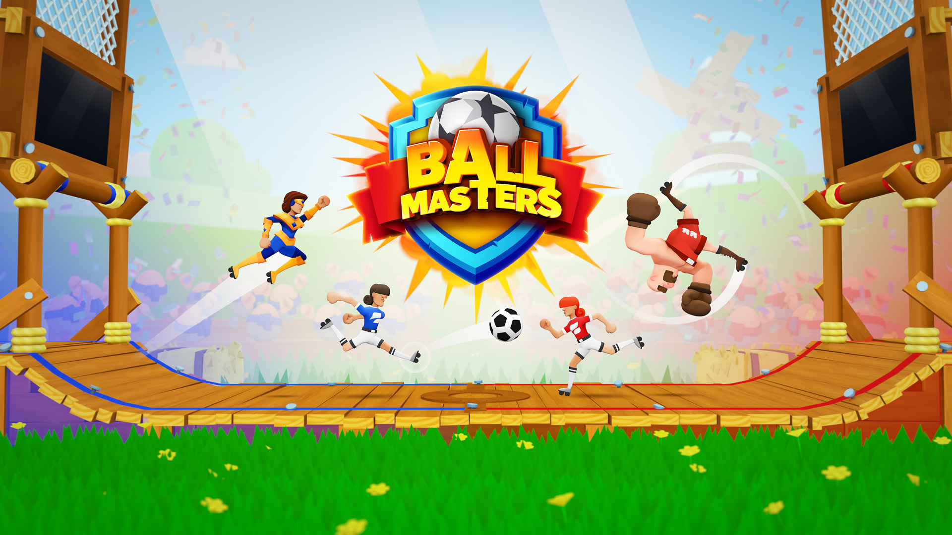 Ballmasters: 2v2 Ragdoll Soccer スクリーンショット1