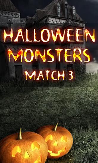 Halloween monsters: Match 3 captura de tela 1