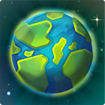 Idle planet miner ícone