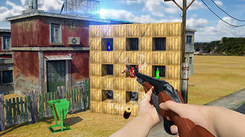 Bottle shooter game 3D captura de tela 1