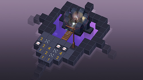 Maze frontier: Minesweeper puzzle captura de tela 1