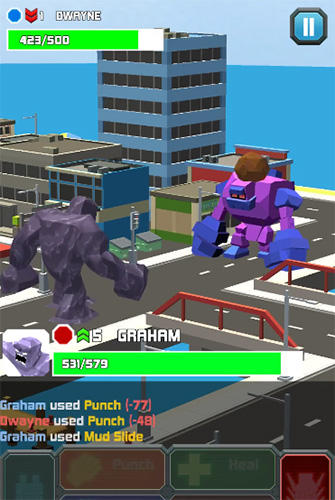 Smashy city: Monster battles captura de pantalla 1