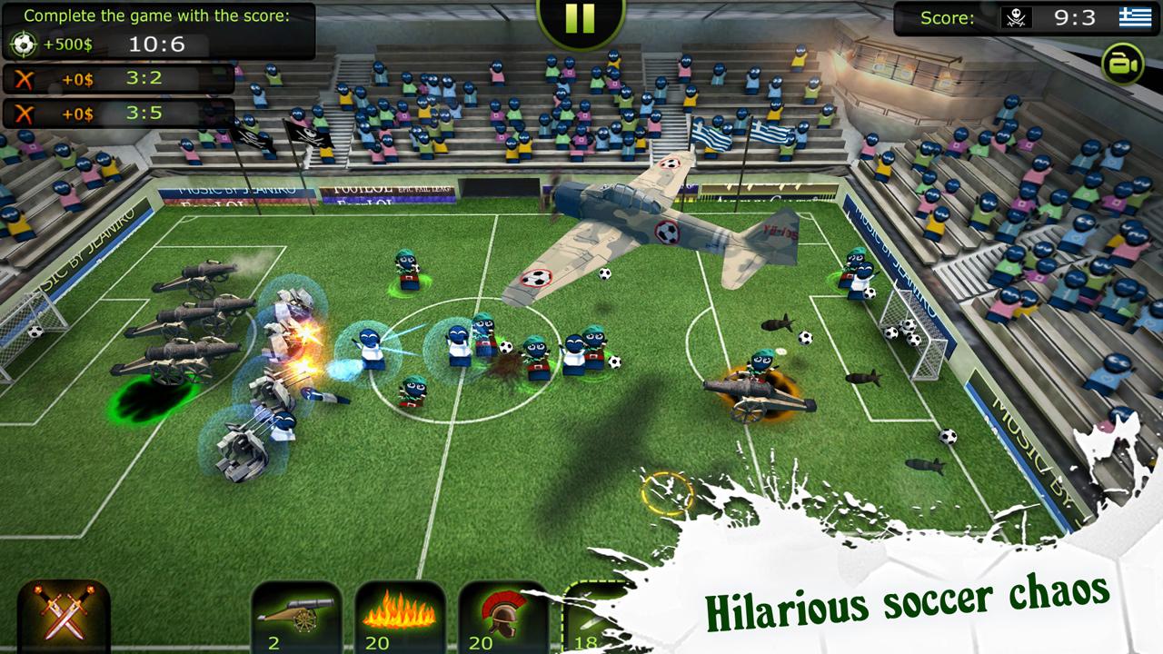 FootLOL: Crazy Soccer! Action Football game screenshot 1