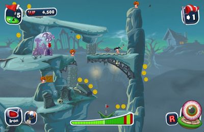  Worms Crazy Golf на русском языке