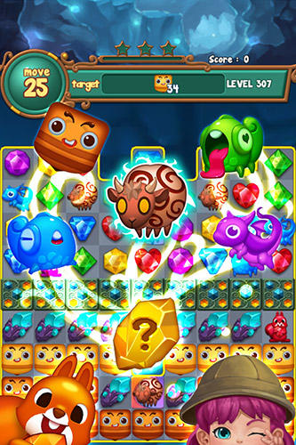 Jewels fantasy: Match 3 puzzle captura de pantalla 1