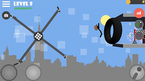 Stickman flip on the bar for Android