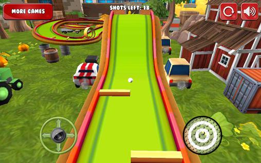 Mini golf: Cartoon farm captura de pantalla 1