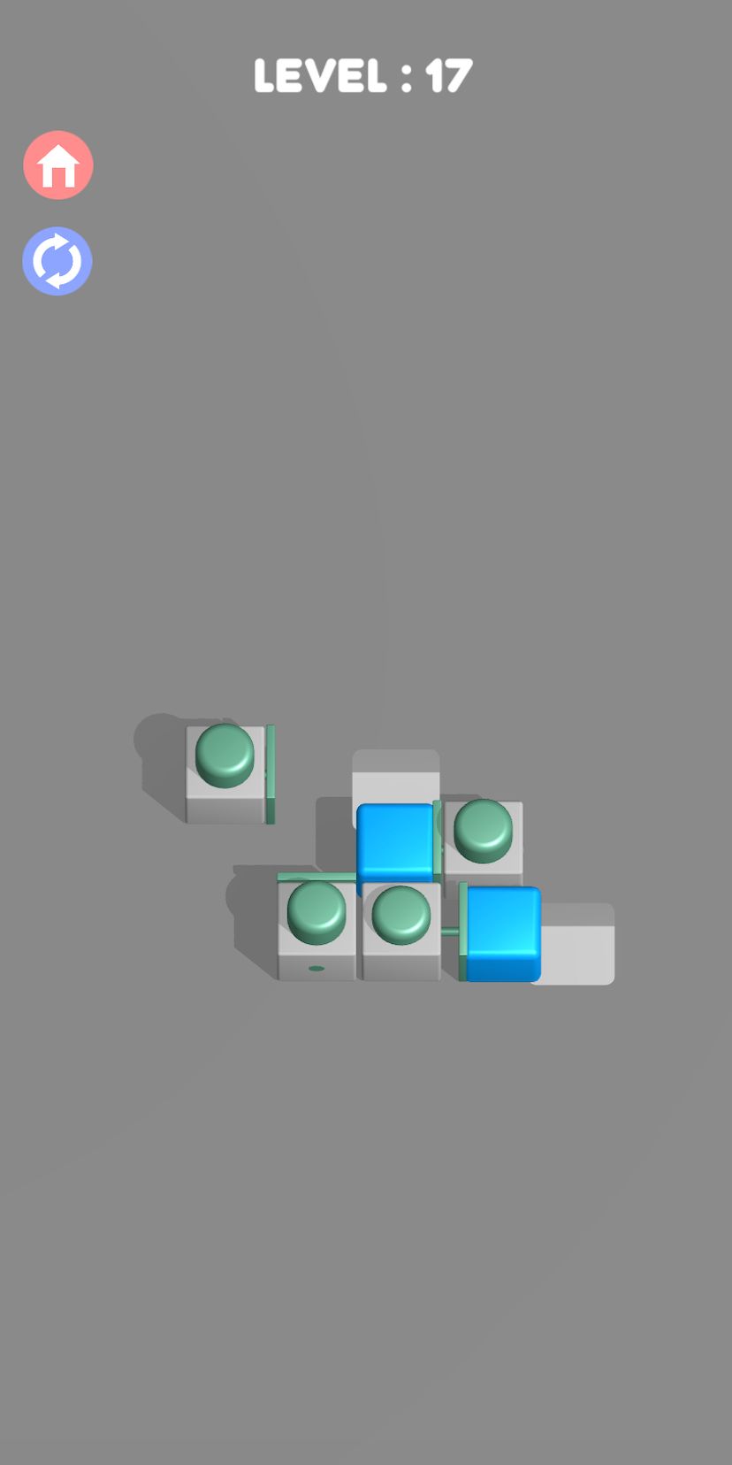 Push them all 3D - Smart block puzzle game screenshot 1